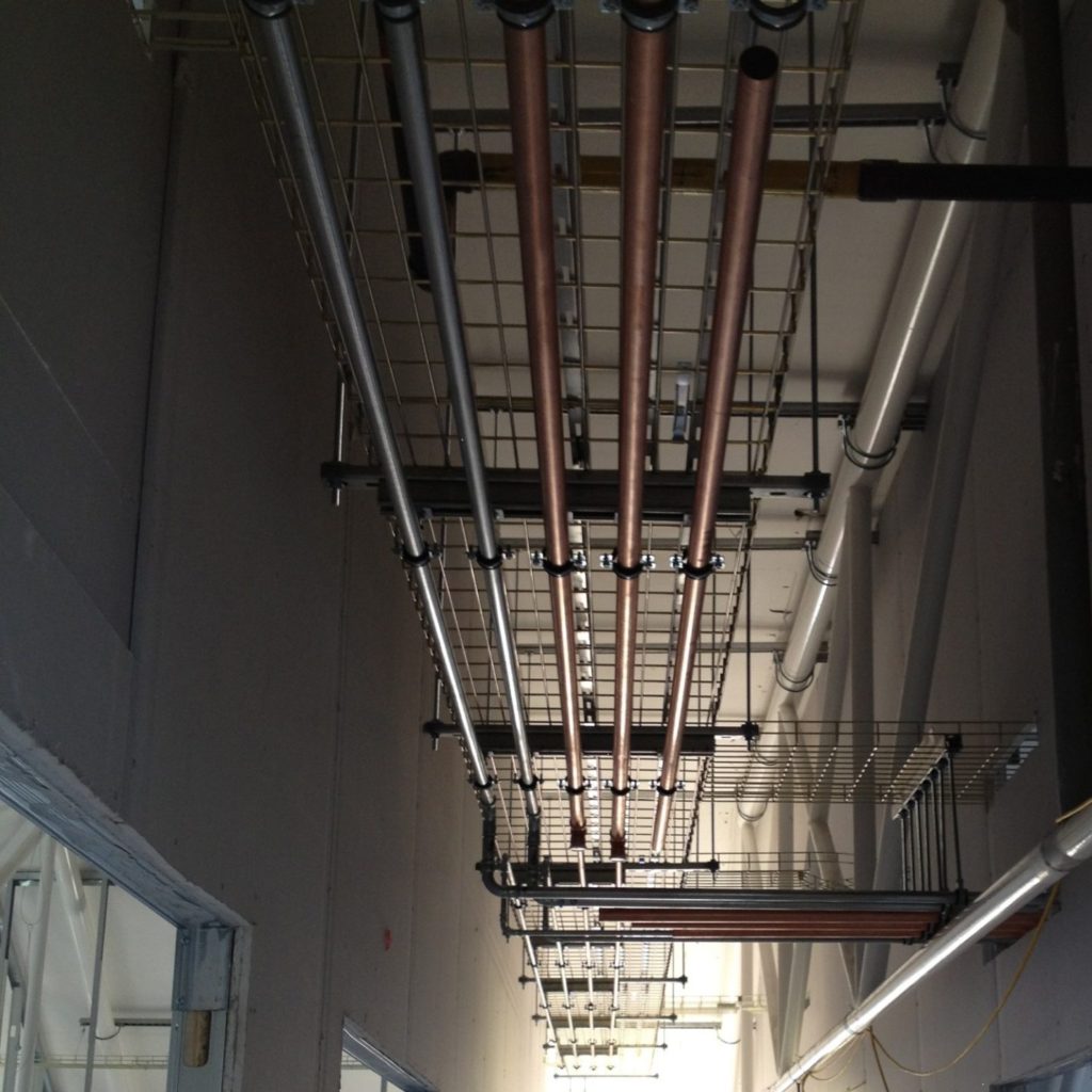 We have been working on a building refurbishment in Cambridge with C & D Electrical...